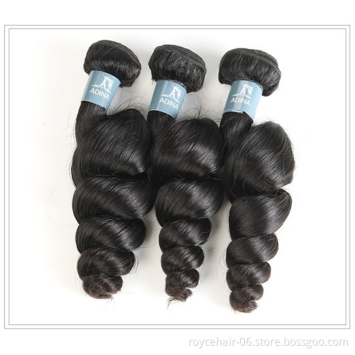 brazilian loose deep wave hair weave with 100% durable remy human hair